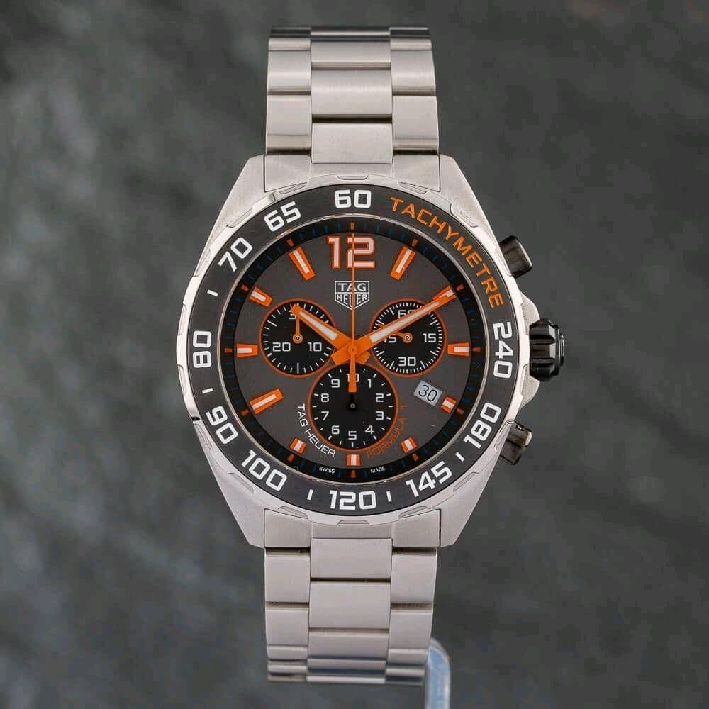 Gambar dari TAG Heuer Formula 1 CAZ101AH.BA0842 Chronograph Grey Dial Steel Strap