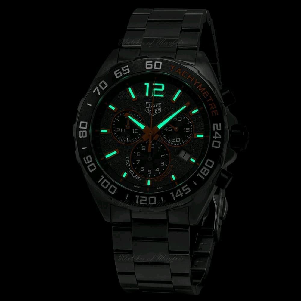 TAG Heuer Formula 1 CAZ101AH.BA0842 Chronograph Grey Dial Steel Strap