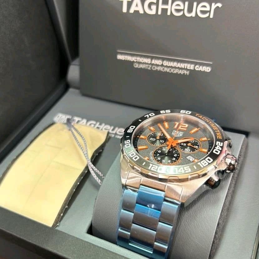 Gambar dari TAG Heuer Formula 1 CAZ101AH.BA0842 Chronograph Grey Dial Steel Strap