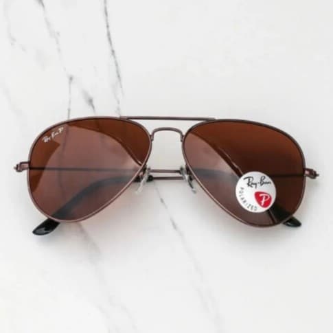 Gambar dari Kacamata Original Rayban Aviator RB3026 Full Brown