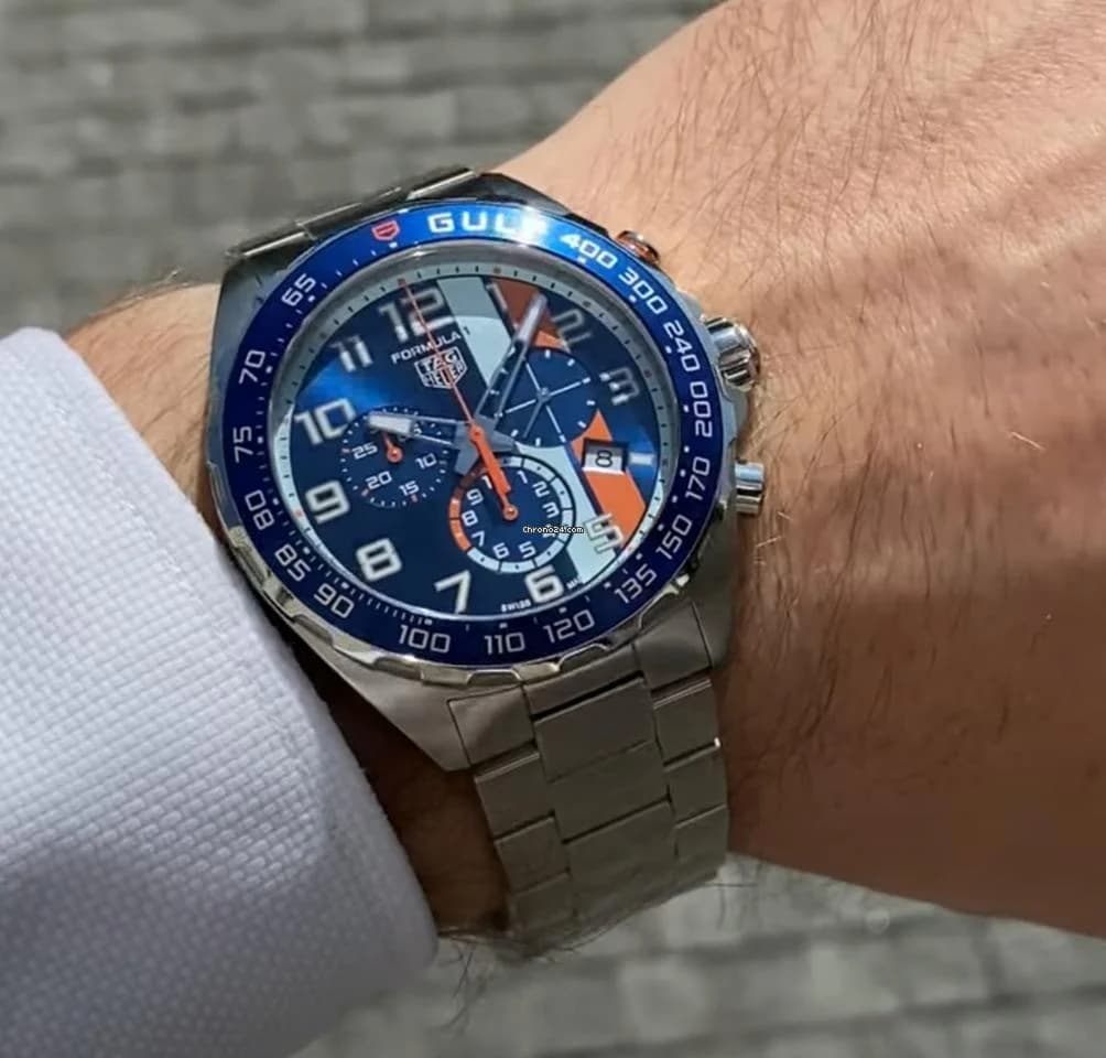 Gambar dari TAG Heuer Formula 1 CAZ101AT.BA0842 Gulf Edition Blue dial Mens Watch