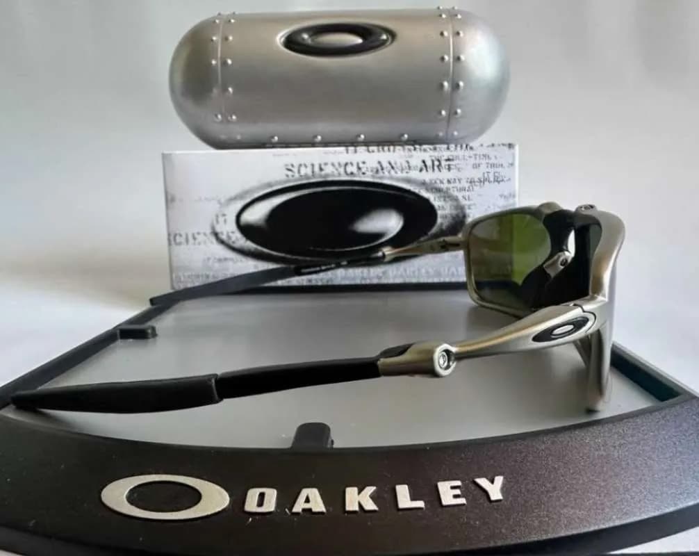Gambar dari Oakley Badman 006020-03 Polarized Blue Lenses Outdoor Sports Glasses