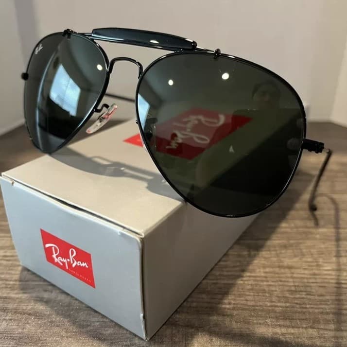 Gambar dari Kacamata Original Ray-Ban RB3030 Outdoorsman Full Black