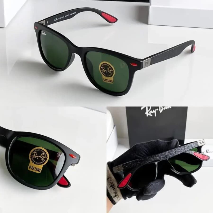 Gambar dari Kacamata Original Rayban RB4195 Scuderia Ferrari Black Doff