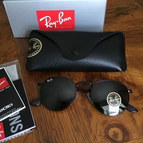 Gambar dari Kacamata Original Rayban RB3447 Round Metal Black