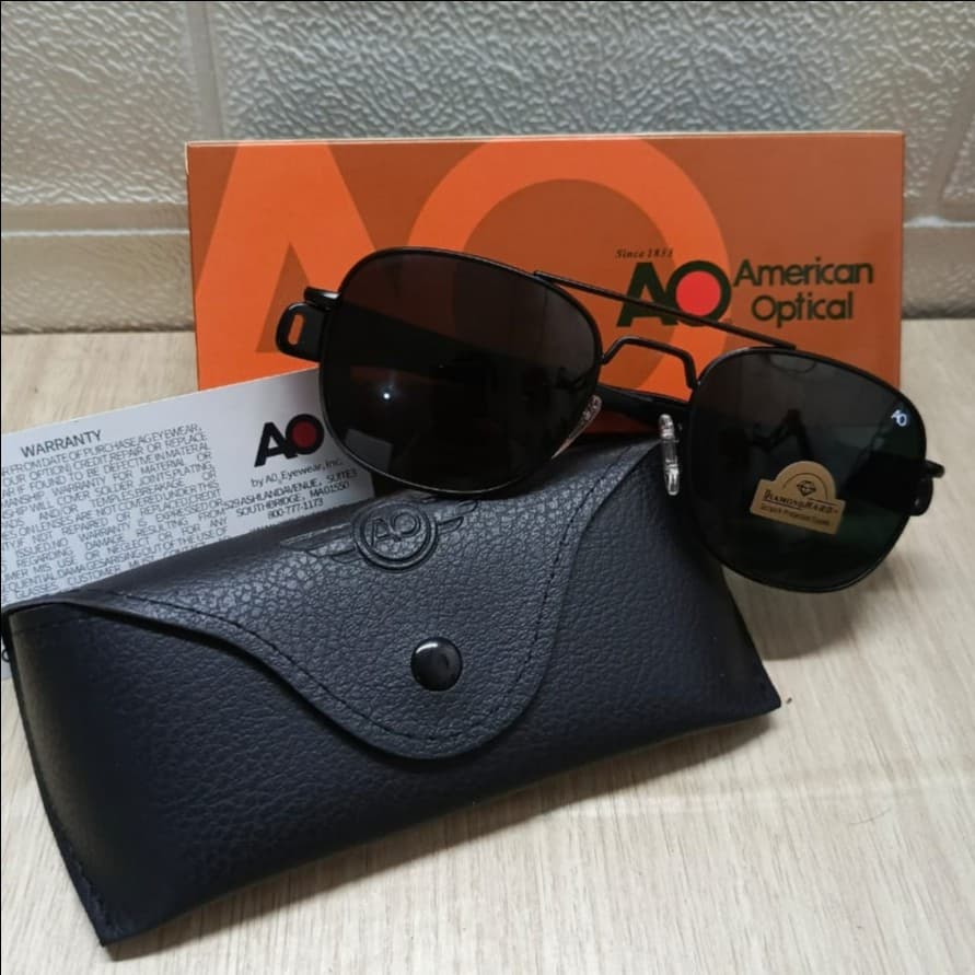 Gambar dari Kacamata Original American Optical (AO) Eyewear Model Pilot Frame Black