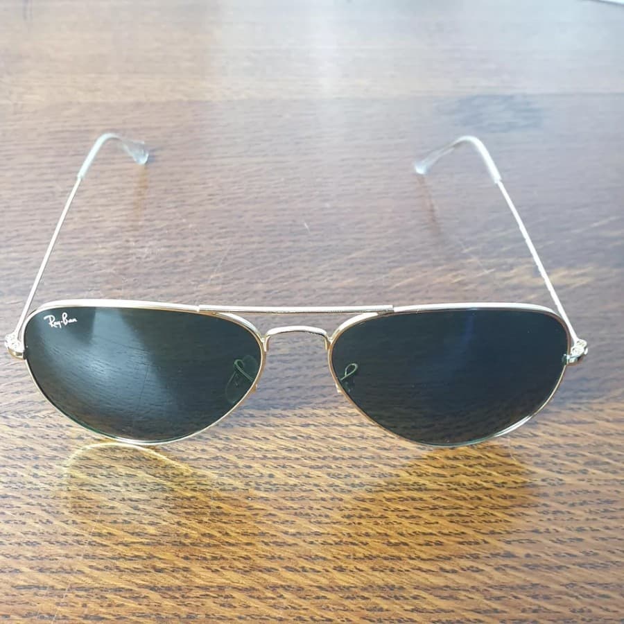 Gambar dari Kacamata Original Rayban RB3025 Aviator Metal Size 58 Gold Black