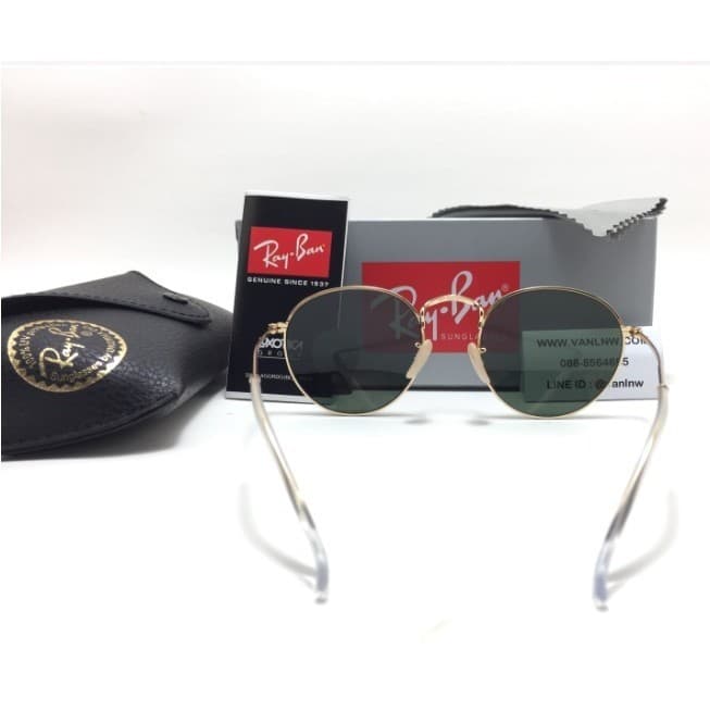 Gambar dari Kacamata Original Rayban RB3447 Round Gold Metal