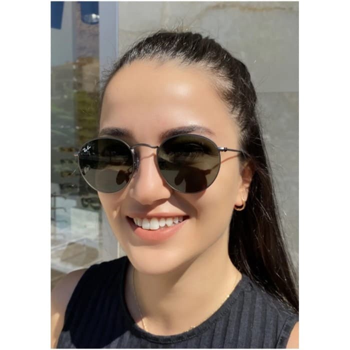 Gambar dari Kacamata Original Rayban RB3447 Round Metal Black