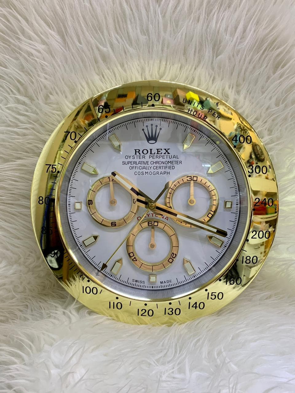 Gambar dari Jam Dinding Rolex Oyster Perpetual Gold Clone 1:1 Limited Edition