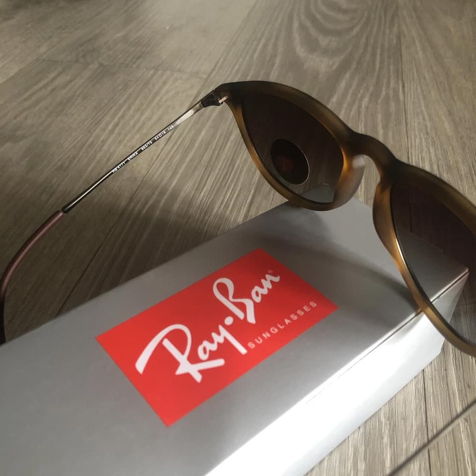 Gambar dari Kacamata Original Rayban RB4171 (Erika) Brown Gradient Lens Tortoise Doff