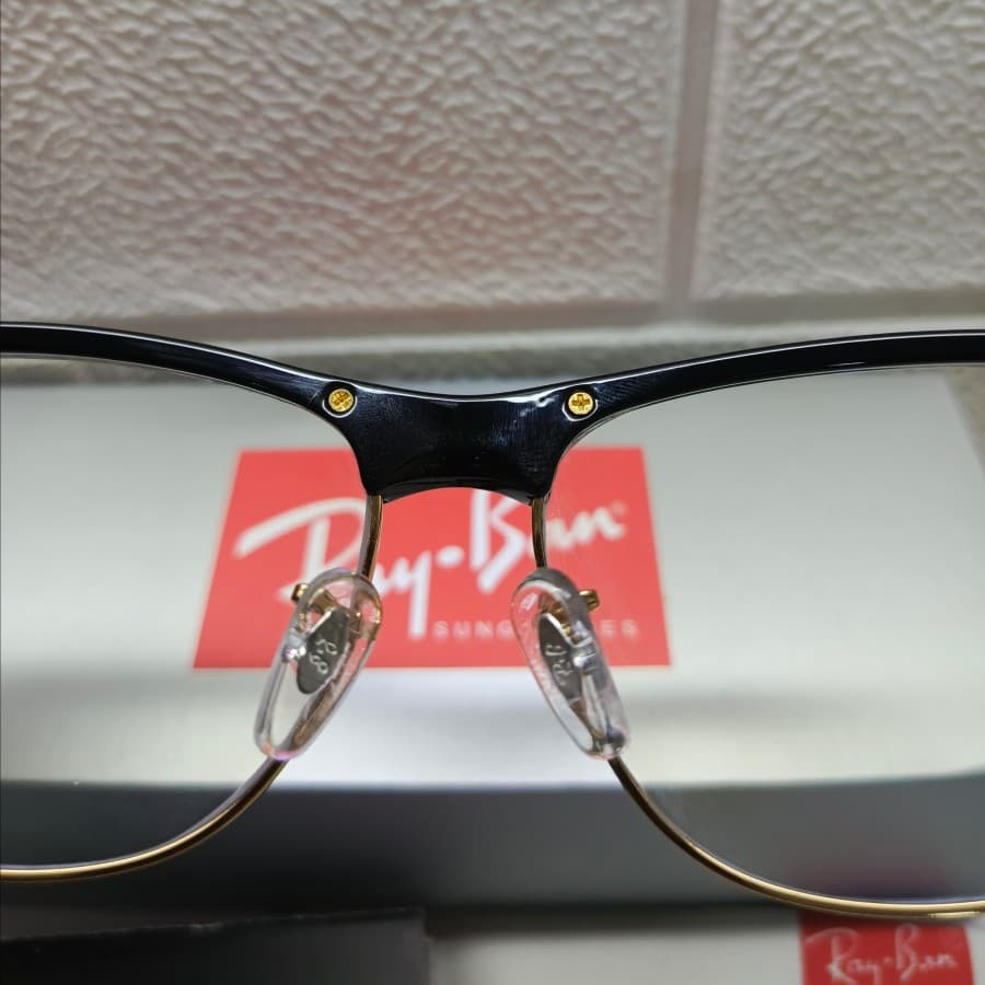 Gambar dari Kacamata Original Rayban RB4175 Clubmaster Oversized Black Glossy
