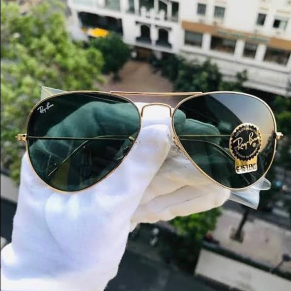 Gambar dari Kacamata Original Rayban RB3026 Aviator Metal Size 62 Gold Black