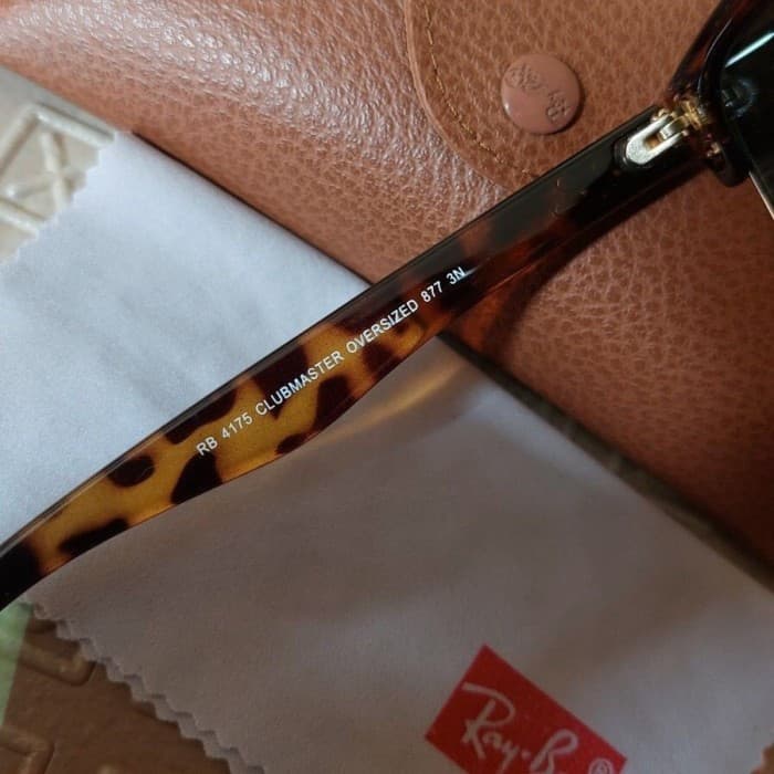 Gambar dari Kacamata Original Rayban RB4175 Oversized Tortoise Gold
