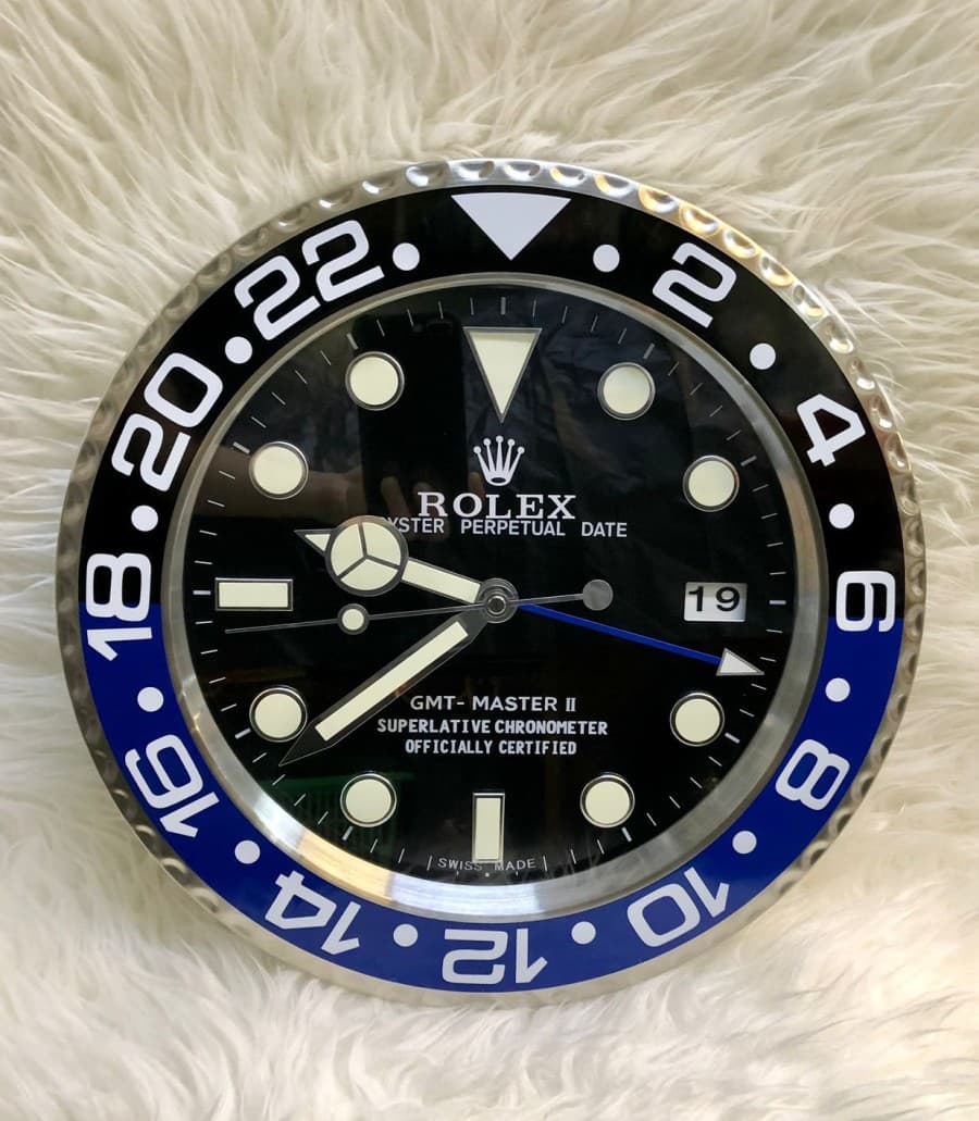 Gambar dari Jam Dinding Rolex GMT Master II Blue Black Clone 1:1 Limited Edition