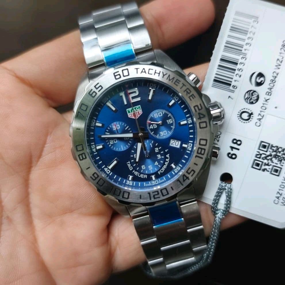 Gambar dari TAG Heuer Formula 1 CAZ101K.BA0842 Chronograph Blue Sunray