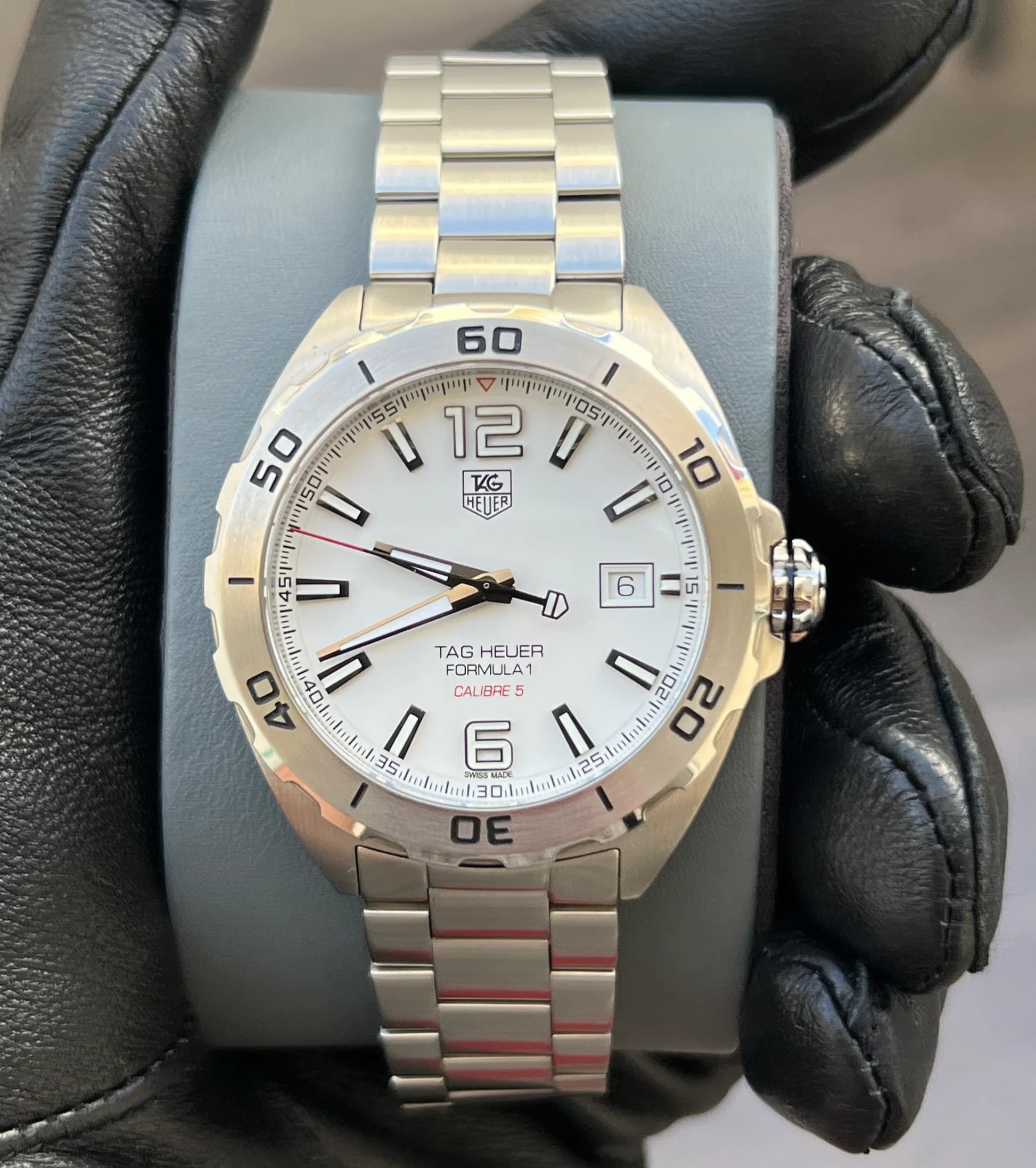 Tag Heuer Formula 1 Calibre 5 WAZ2114.BA0875 Automatic White Dial